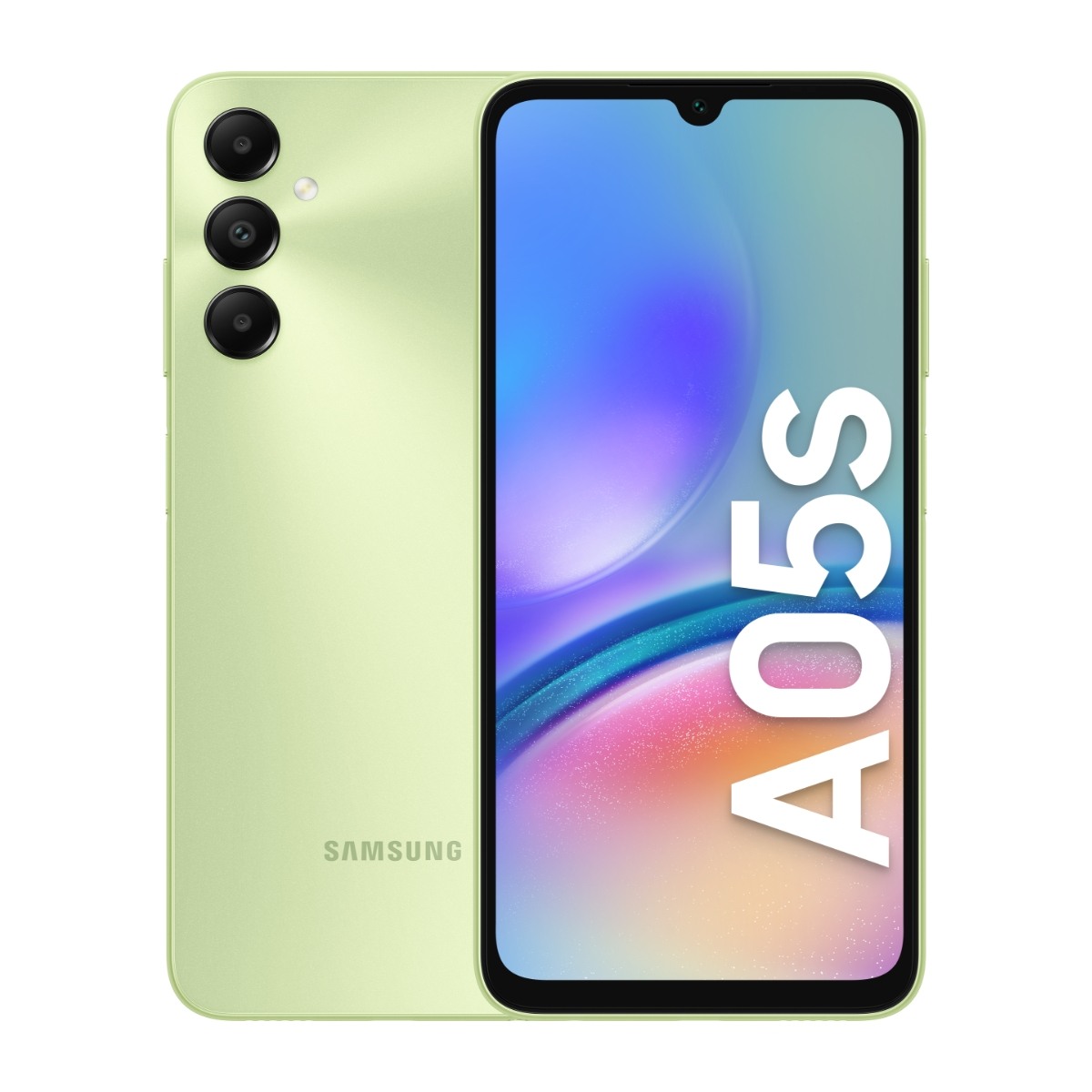 Samsung Galaxy A05S 128 GB smartphone, lysegrøn