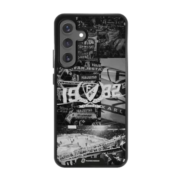 Phonecases3D Samsung Galaxy S25+ Färjestad BK -3D suojakuori, musta