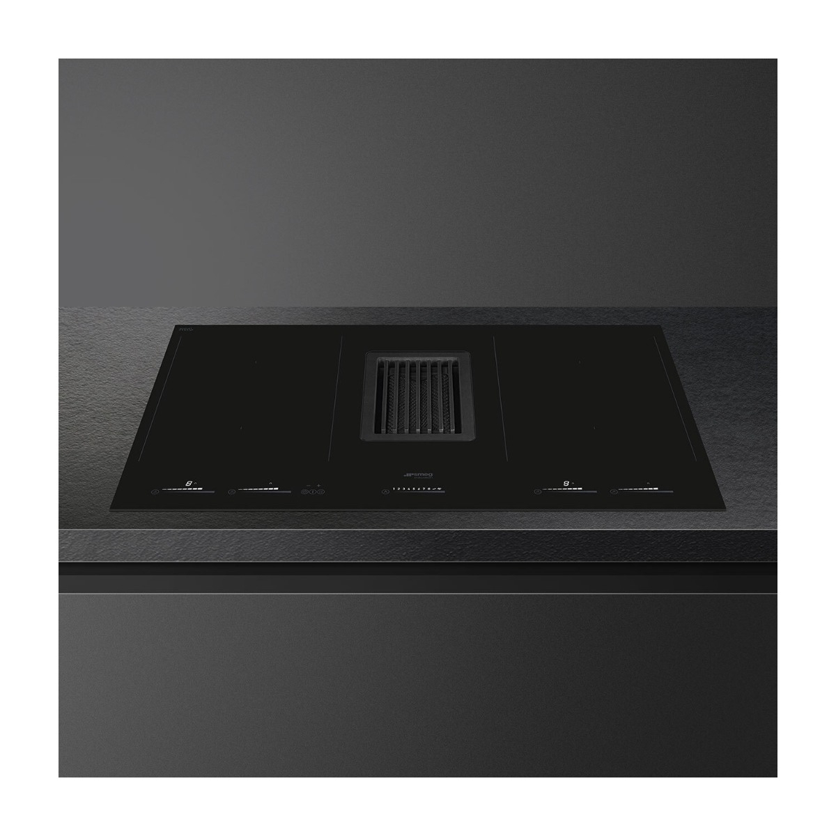 Smeg Universale HOBD682D1 induktionskogeplade med integreret emhætte billede 4
