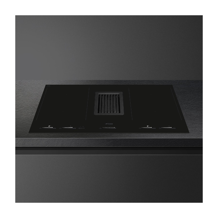 Smeg Universale HOBD682D1 induktionskogeplade med integreret emhætte billede 6