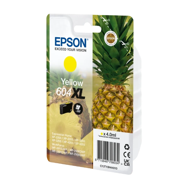 Epson T604XL, keltainen mustekasetti