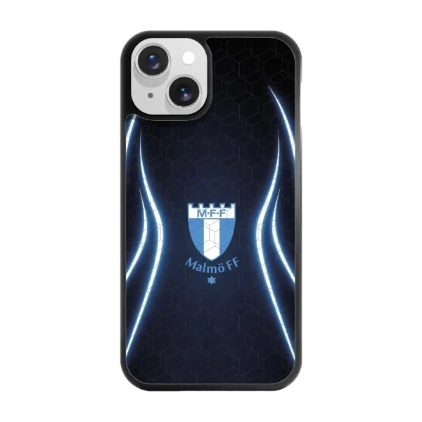 Phonecases3D iPhone 14 Malmö FF -3D suojakuori, musta