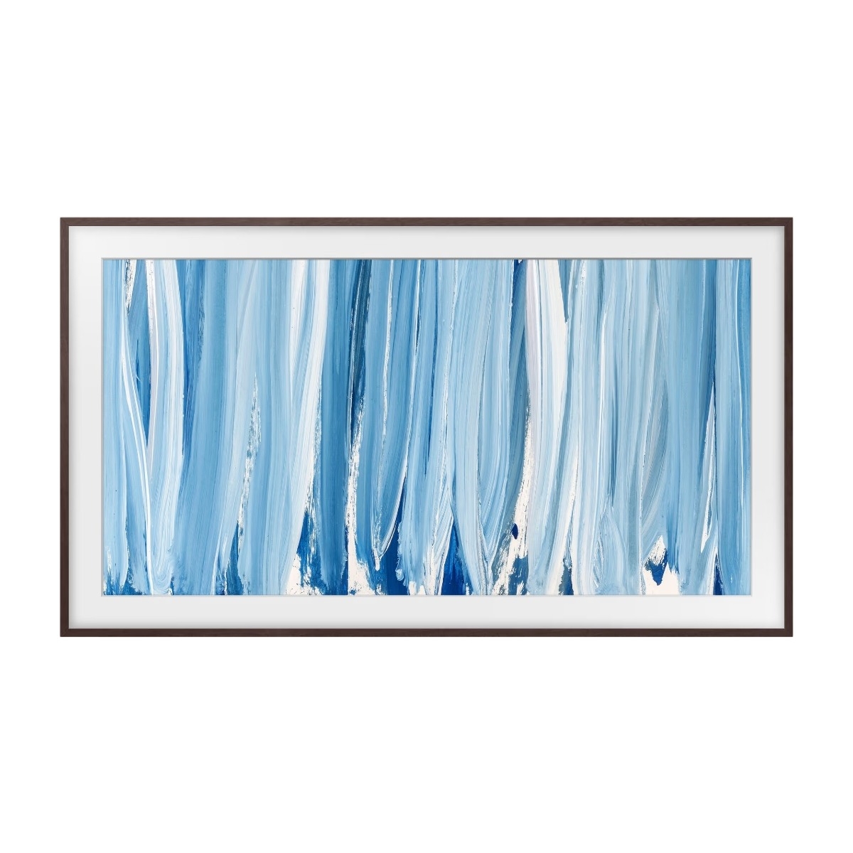 Samsung tilpassbar moderne ramme for The Frame 55" TV, brun