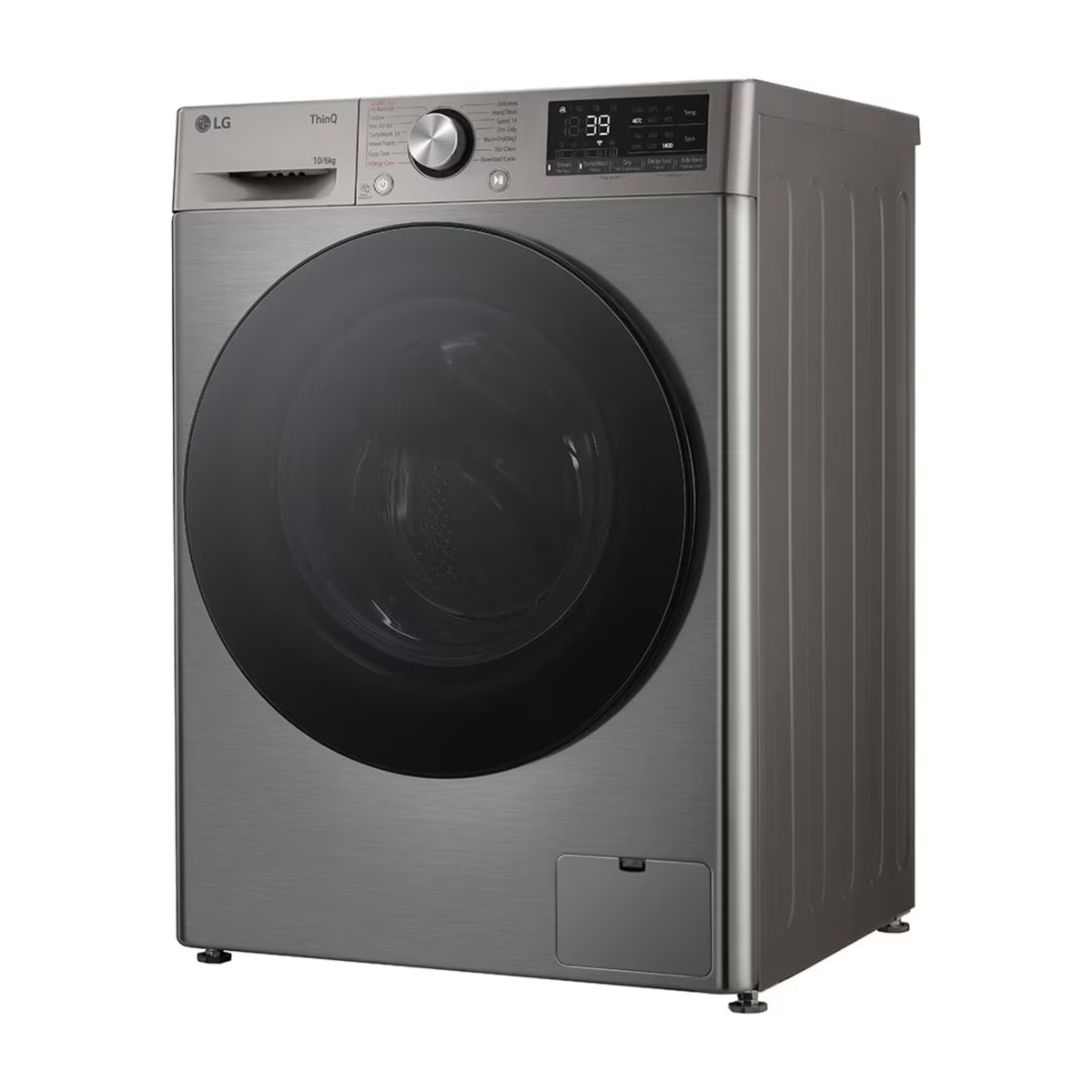 LG CV94V7S2QN kombineret vaskemaskine/tørretumbler, Platinum Silver billede 7