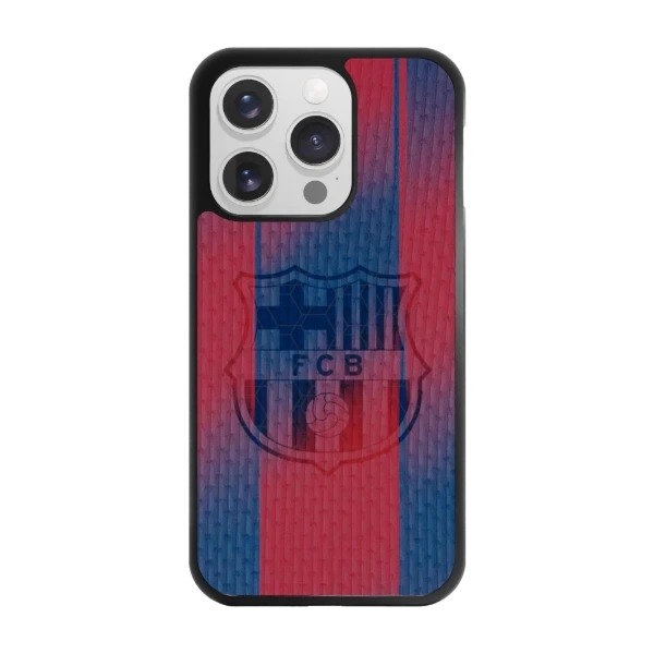 Phonecases3D iPhone 16 Pro FC Barcelona -3D suojakuori, musta