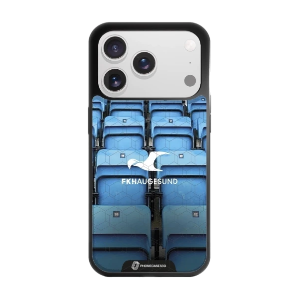Phonecases3D iPhone 17 Pro Max FK Haugesund -3D suojakuori, musta