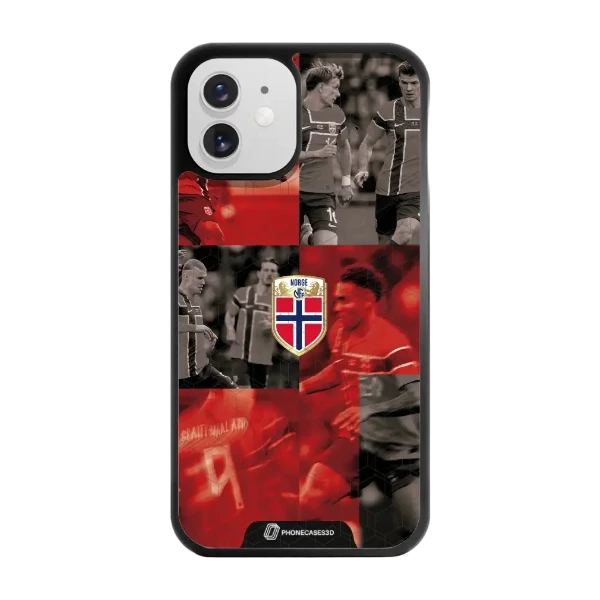 Phonecases3D iPhone 12 Norges Fotballforbund -3D suojakuori