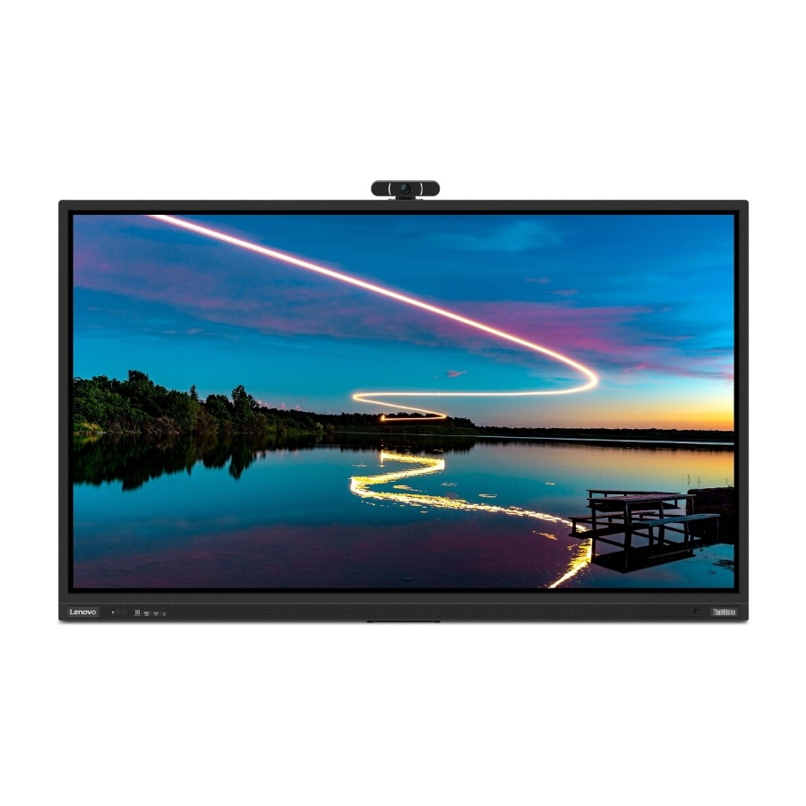 Lenovo ThinkVision T86 interaktiv skærm, 86", sort