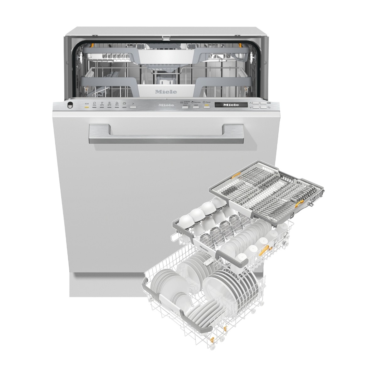 Miele G 7252 SCVi integreret opvaskemaskine billede 4