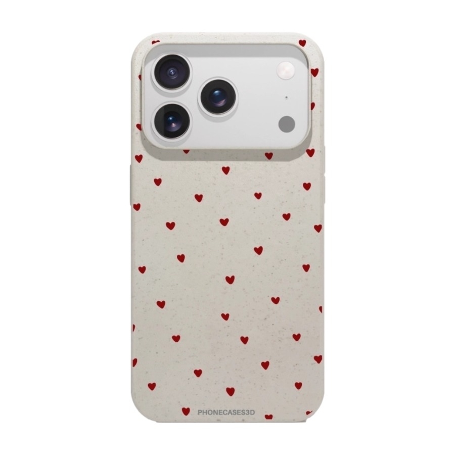 Phonecases3D iPhone 17 Pro Martine Halvorsen komposterbart cover, hvid billede 1