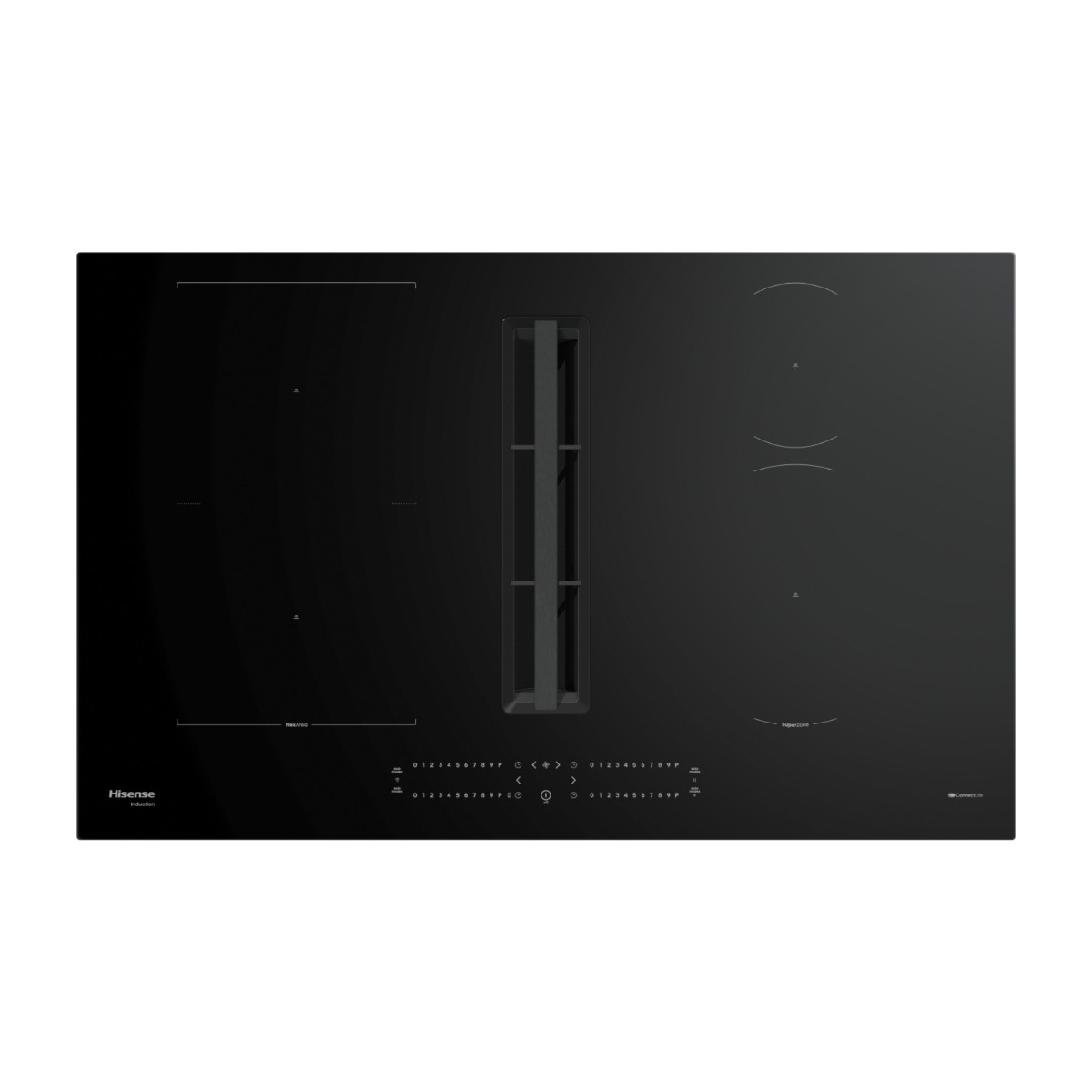 Hisense Hi6 HEH8432BSCWF induktionskogeplade med emhætte billede 2
