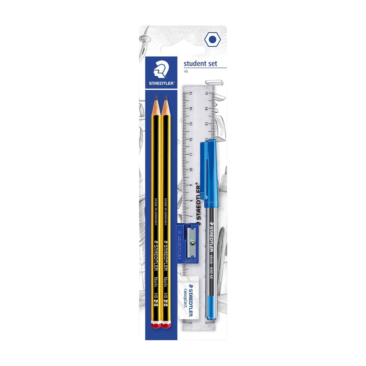 Staedtler Pencil Noris Hb skolesett