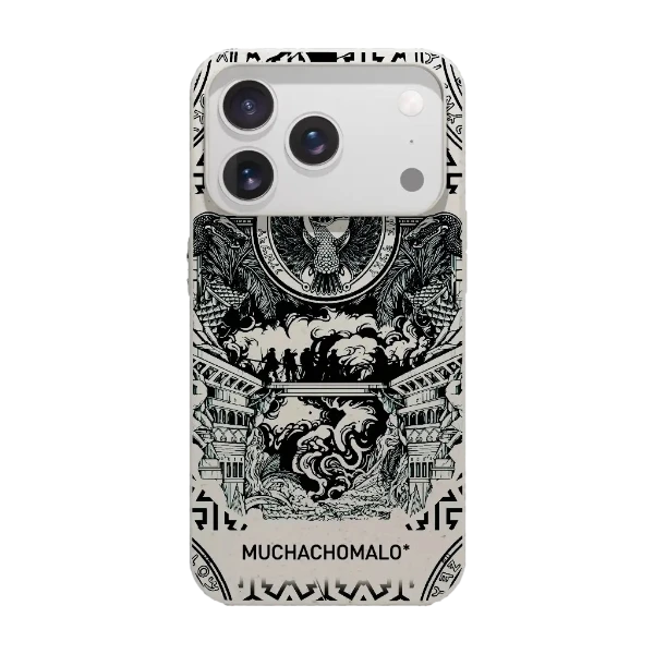 Phonecases3D iPhone 17 Pro Muchacho Malo kompostoituva suojakuori, valkoinen