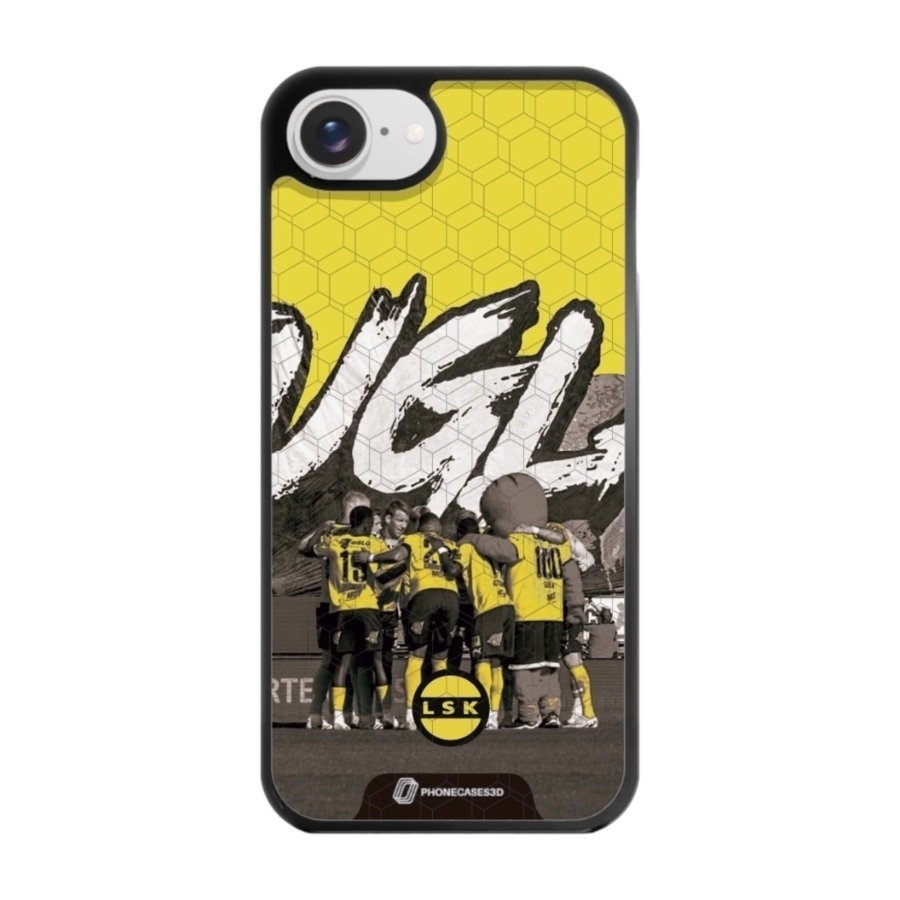 Phonecases3D iPhone 17e/16e Lillestrøm SK 3D mobilcover, sort billede 1