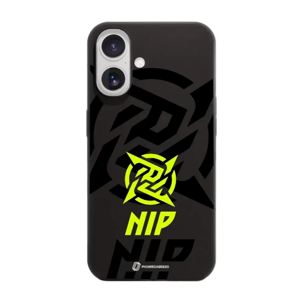 Phonecases3D iPhone 17 Ninjas in Pyjamas kompostoituva suojakuori, musta