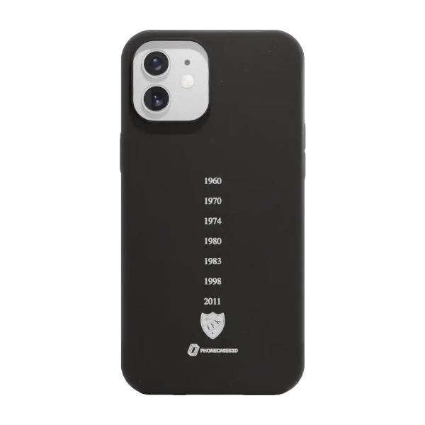 Phonecases3D iPhone 12 HIFK Hockey kompostoituva suojakuori, musta