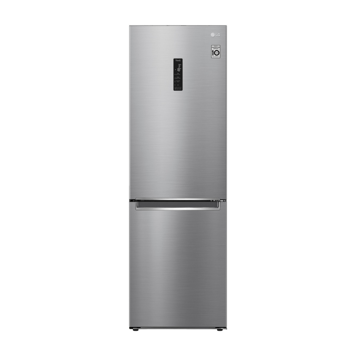 LG GBB71PZUGN kølefryseskab, shiny steel billede 1