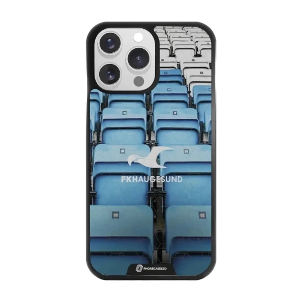 Phonecases3D iPhone 14 Pro FK Haugesund -3D suojakuori, musta
