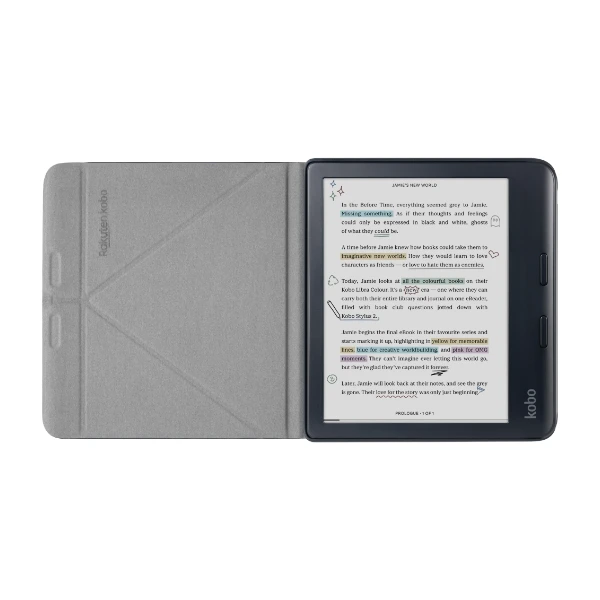 Kobo Libra Colour Sleepcover deksel, svart - Power.no