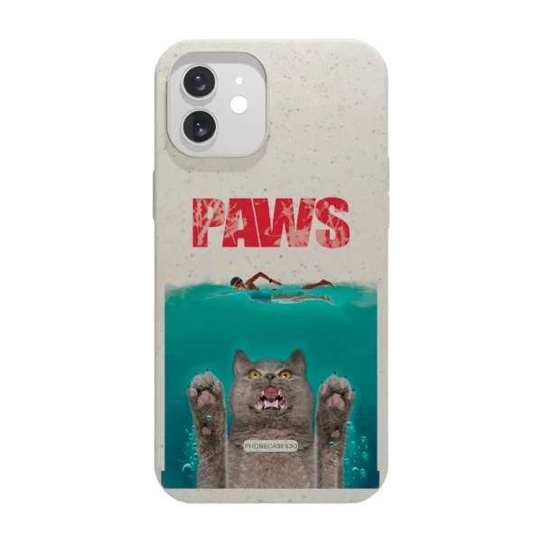 Phonecases3D iPhone 12 Joseph Tate kompostoituva suojakuori, valkoinen