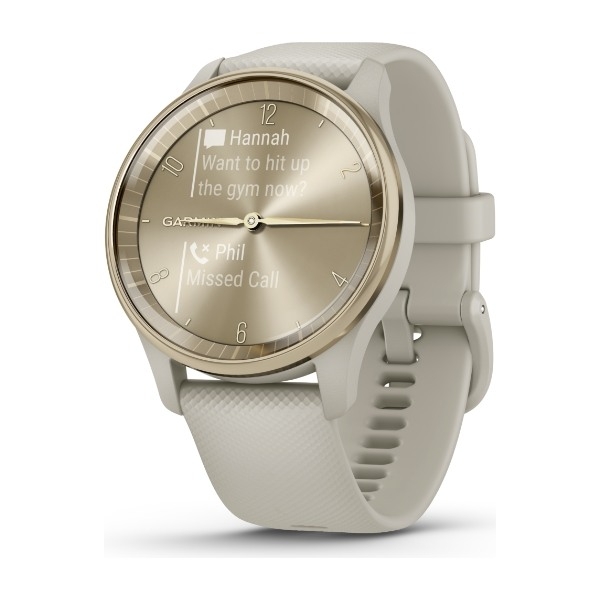 Garmin Vivomove Trend Hybrid smartklokke French grey Light, gold (Vivomove Trend)