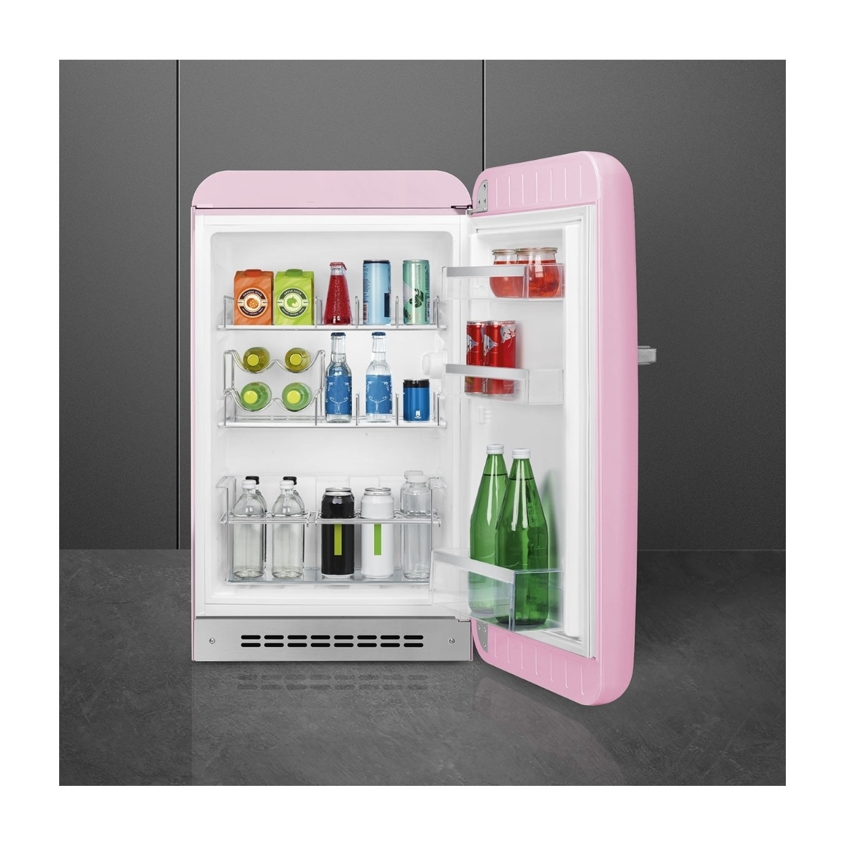 Smeg 50's Style køleskab FAB10HRPK6 (lyserød) billede 7