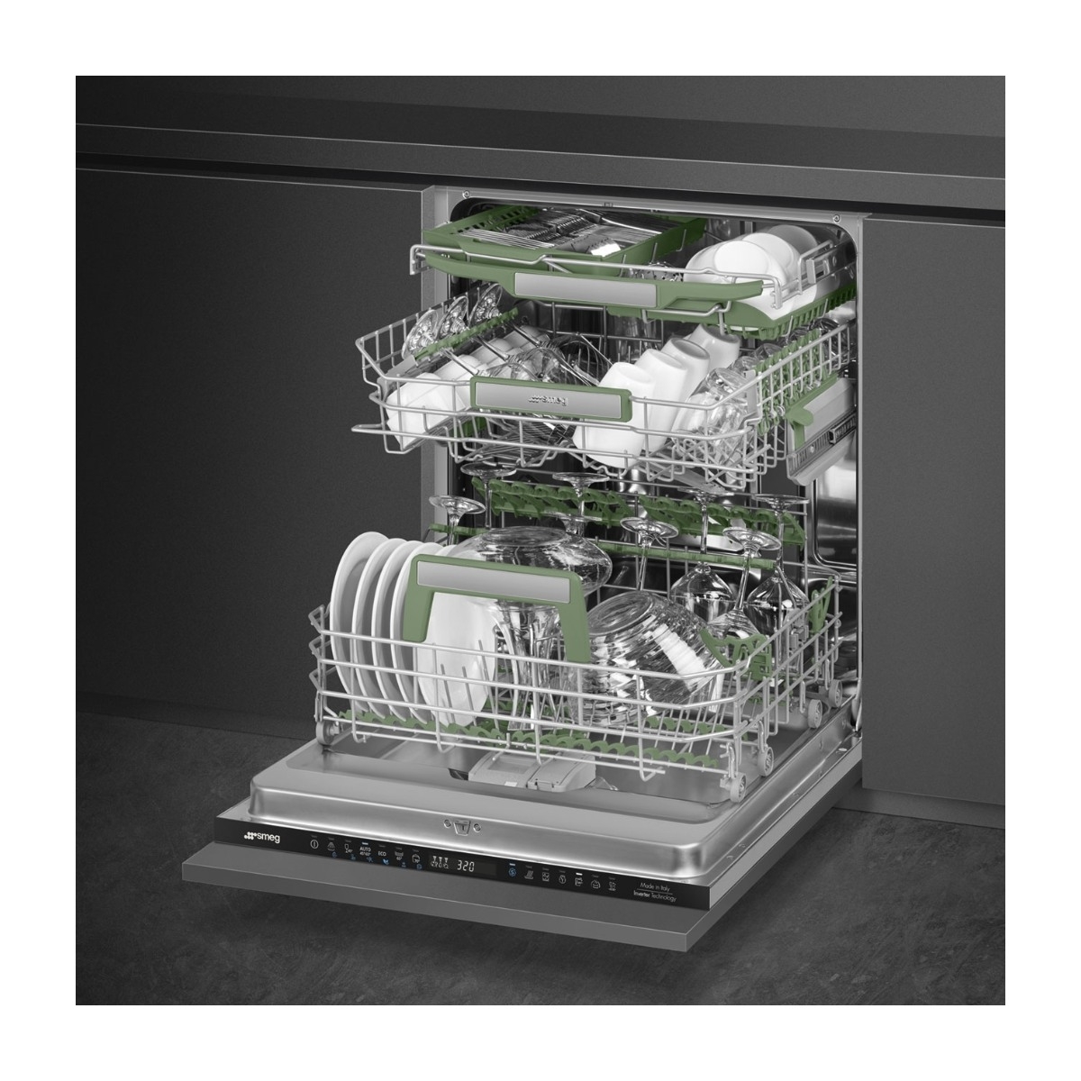 Smeg STL7324AQL integreret opvaskemaskine billede 2