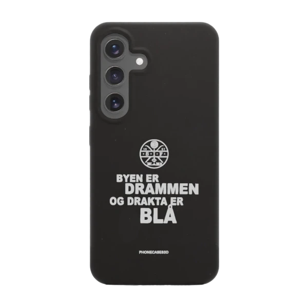 Phonecases3D Samsung Galaxy S25 Strømsgodset kompostoituva suojakuori, musta