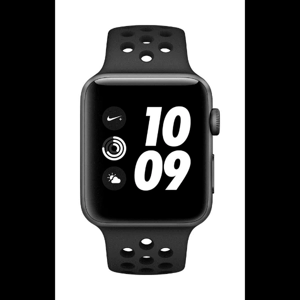 APPLE WATCH SERIES 3 42MM GRÅ/SORT NIKE+