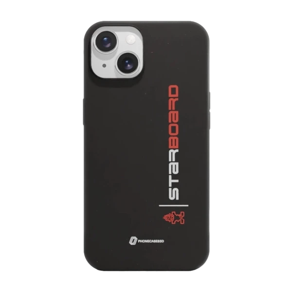 Phonecases3D iPhone 14 Starboard kompostoituva suojakuori, musta