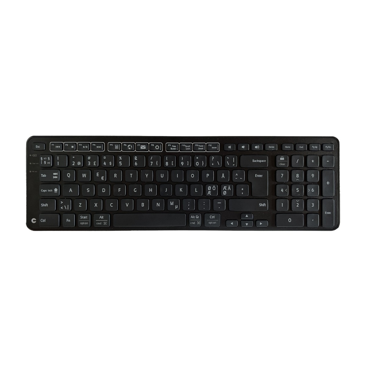 Contour Balance Keyboard Wireless, sort - POWER.dk