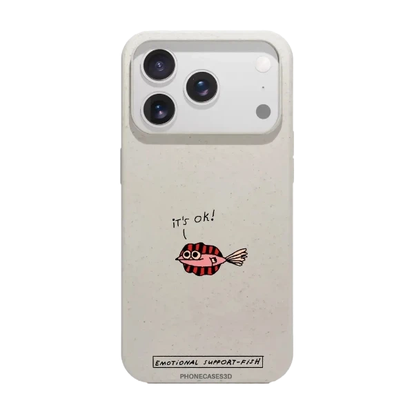 Phonecases3D iPhone 17 Pro Max Maja Säfström kompostoituva suojakuori, valkoinen