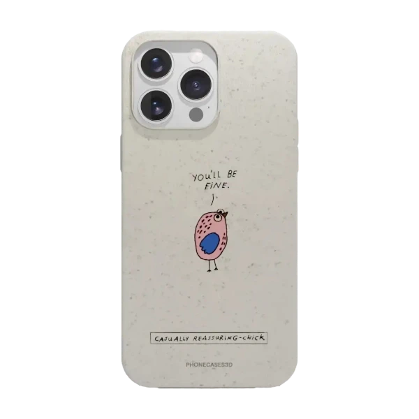 Phonecases3D iPhone 16 Pro Max Maja Säfström kompostoituva suojakuori, valkoinen