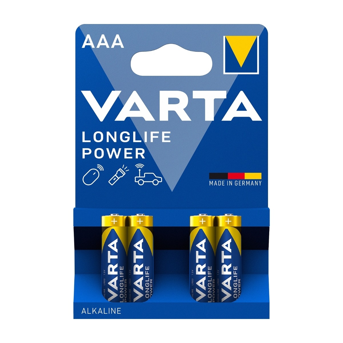 VARTA Longlife Power AAA batteri, 4 stk