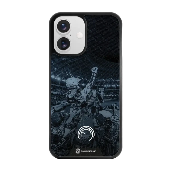 Phonecases3D iPhone 16 Norges Motorsportforbund -3D suojakuori, musta
