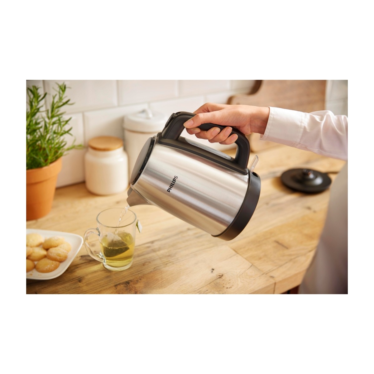 Philips Elkedel Daily Collection HD9350/90 - Rustfrit stål - 2200 W billede 2