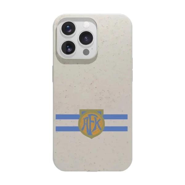 Phonecases3D iPhone 13 Pro Aalesunds FK kompostoituva suojakuori, valkoinen