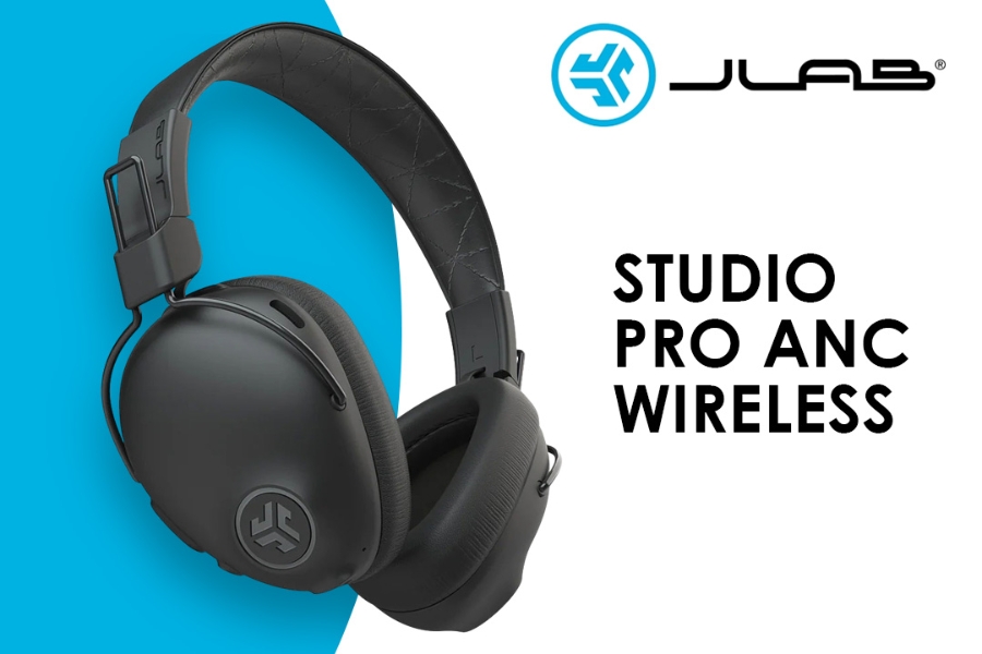JLab Studio Pro ANC trådløse hovedtelefoner Power.dk