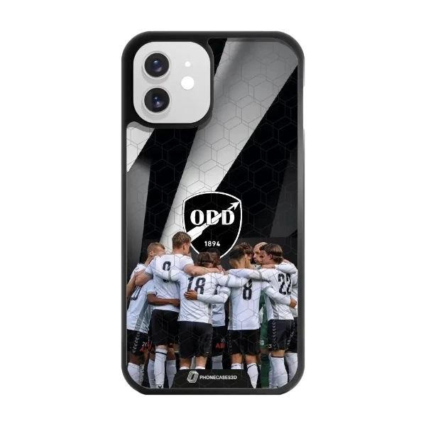 Phonecases3D iPhone 12 Odds Ballklubb -3D suojakuori, musta