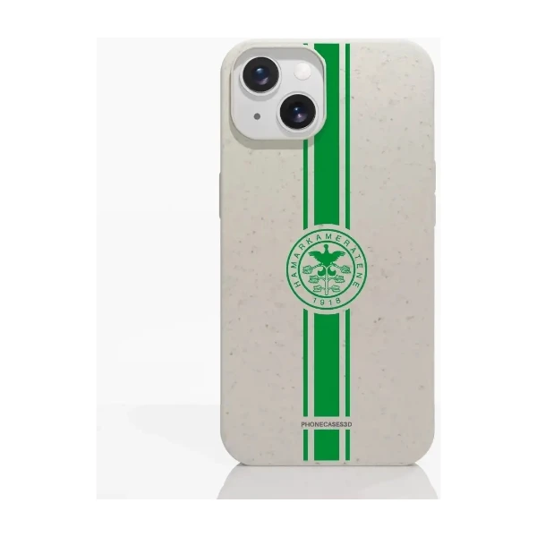 Phonecases3D iPhone 15 HamKam kompostoituva suojakuori, valkoinen