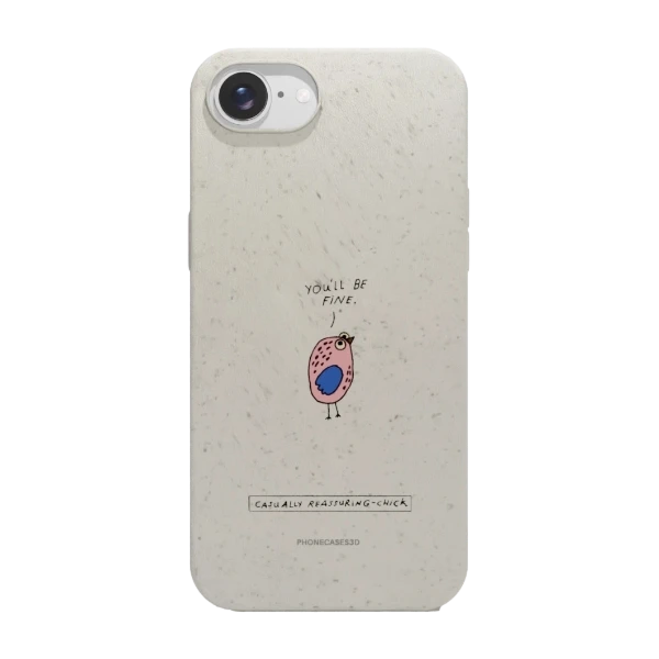Phonecases3D iPhone 17e/16e Maja Säfström kompostoituva suojakuori, valkoinen