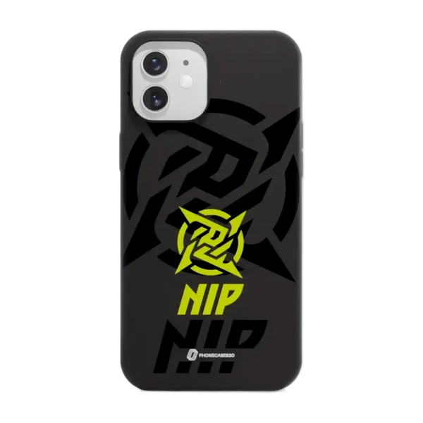 Phonecases3D iPhone 12 Ninjas in Pyjamas kompostoituva suojakuori, musta