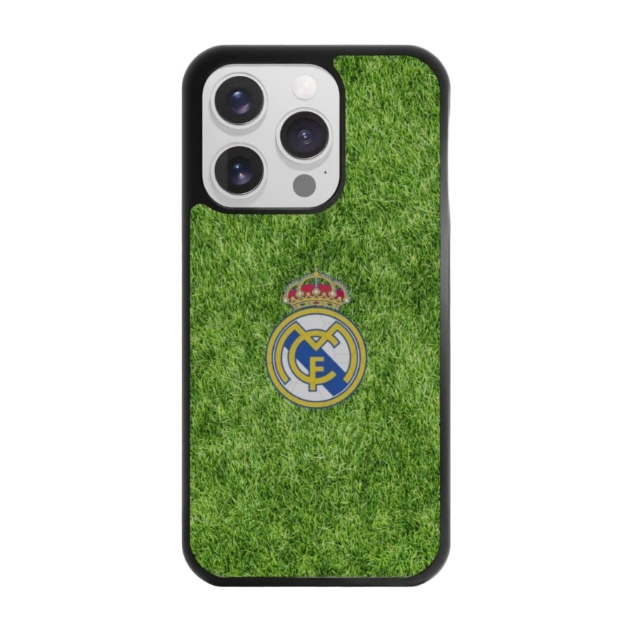 Phonecases3D iPhone 15 Pro Real Madrid 3D mobilcover, sort billede 1