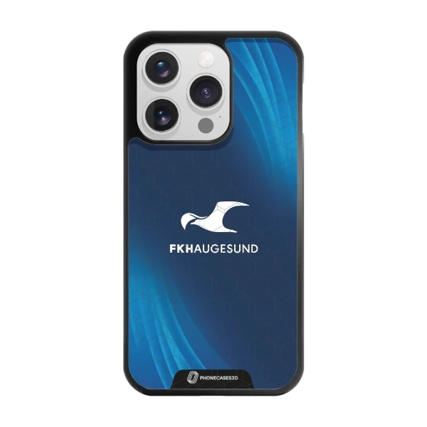 Phonecases3D iPhone 16 Pro FK Haugesund -3D suojakuori, musta