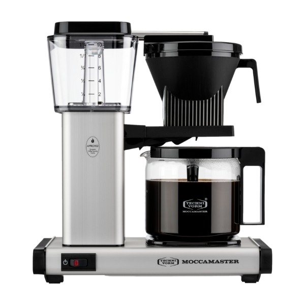 Moccamaster Oneswitch kaffemaskine, Matte Silver billede 2