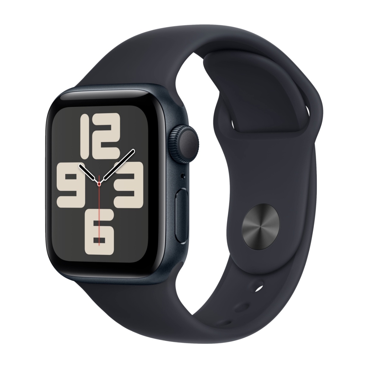 Apple Watch SE GPS 40 mm, Midnatt aluminium urkasse med, Midnatt 