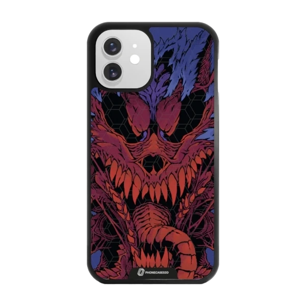 Phonecases3D iPhone 12 Urban Pixel -3D suojakuori, musta