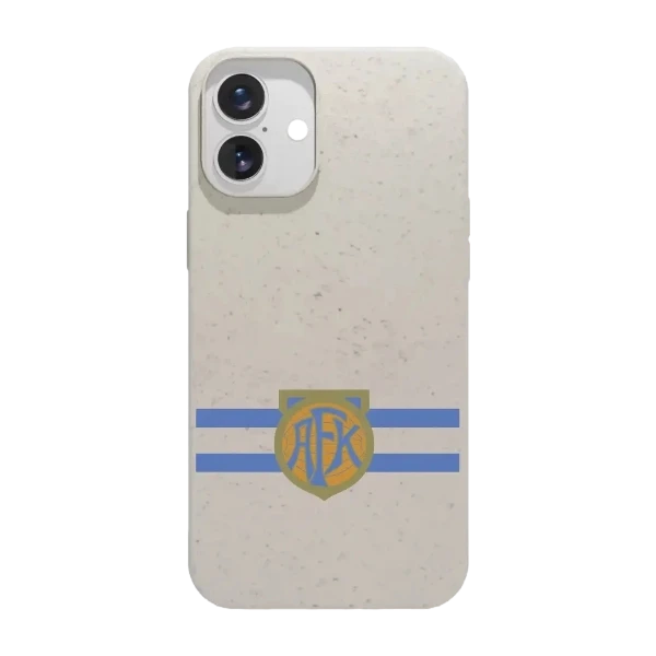 Phonecases3D iPhone 16 Plus Aalesunds FK kompostoituva suojakuori, valkoinen