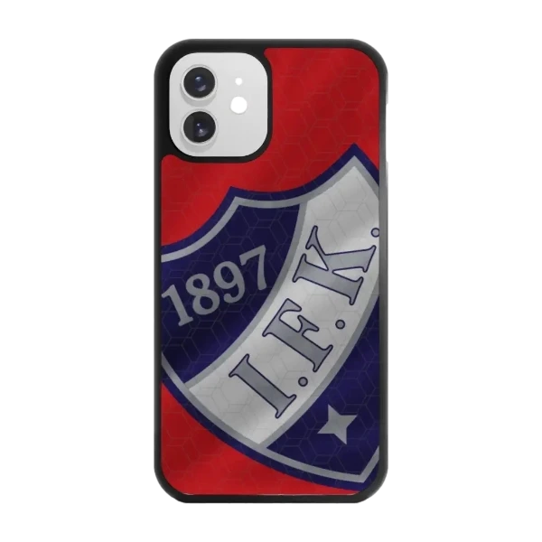 Phonecases3D iPhone 12 HIFK Hockey -3D suojakuori, musta