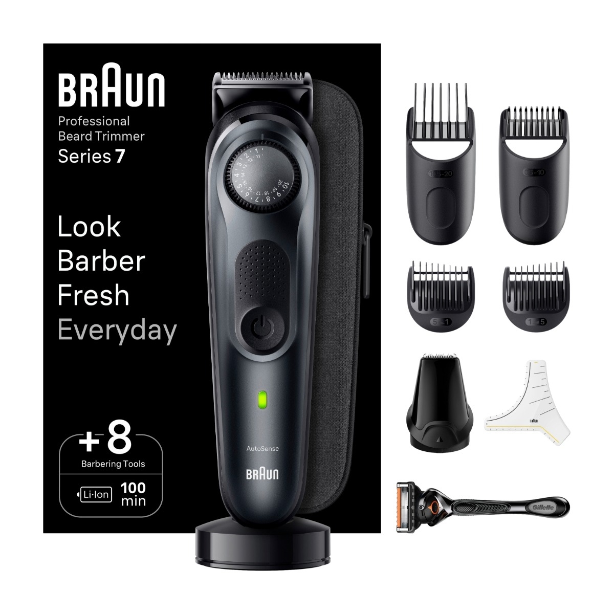 Beard Trimmer Series 7 BT7441 Trimmer With Barber Tool